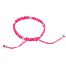 Bracelet femme macramé perle argent 925 taille unique vente en ligne