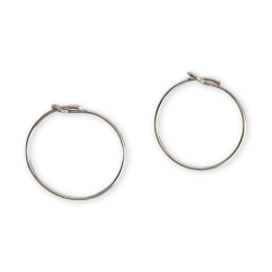 Boucles créoles libellule émail rose femme argent massif 925