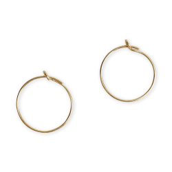 Boucles d’oreilles créoles sucre d’orge en argent massif femme