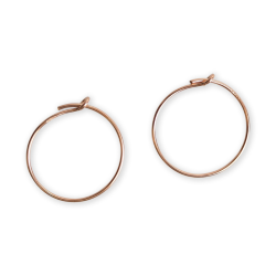 Boucles d’oreilles créoles Père Noël émail femme