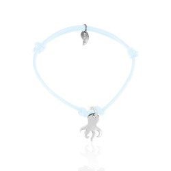 Bracelet pieuvre argent femme