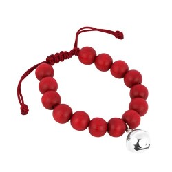 Wooden beads bracelet man